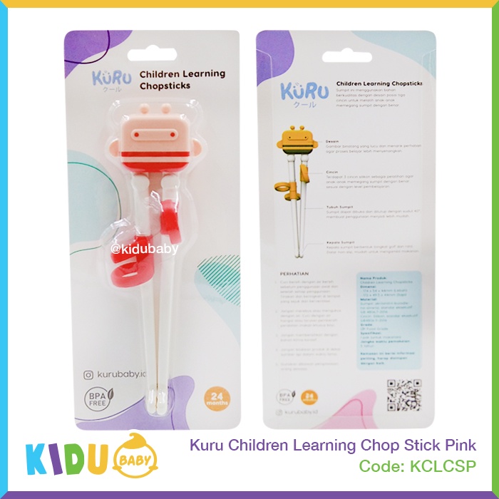 Kuru Chopstick Sumpit Anak Kids Learning Chopstick Kidu Baby