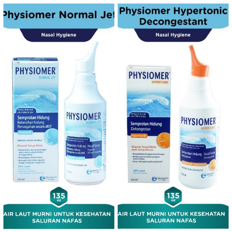 Physiomer Normal Jet / Hygiene Decongestant Nasal Spray / Semprot Hidung