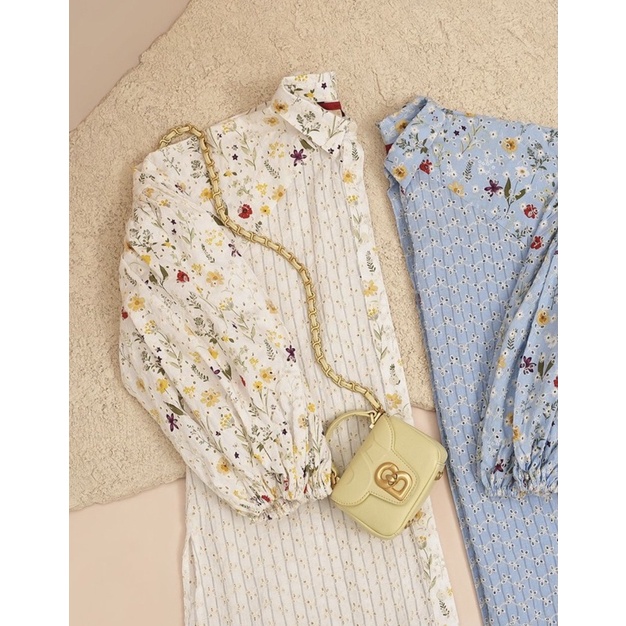 Marsha Shirt Cream by Benang Jarum