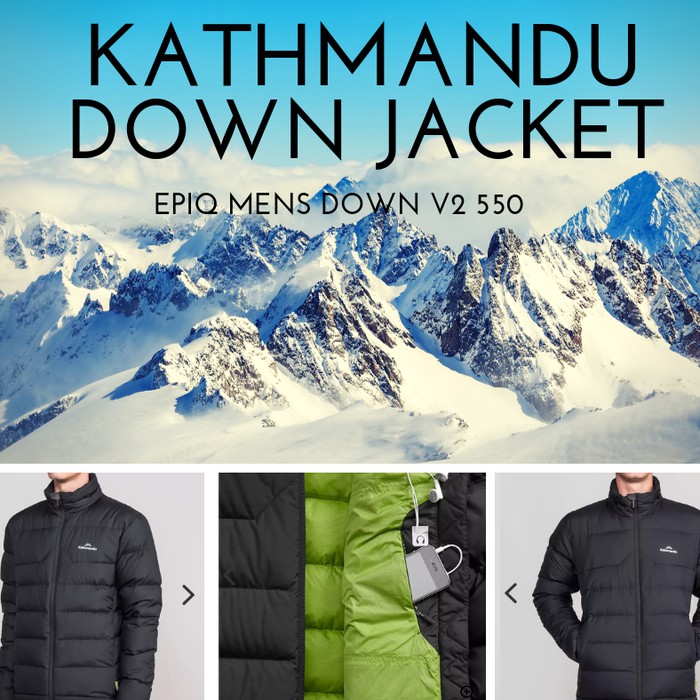 Jaket Duck Down Kathmandu 550 FP
