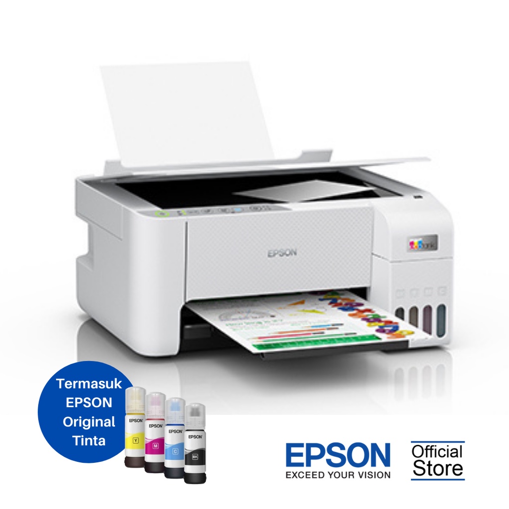 Jual Printer Epson L3216 Warna Putih (L3210 Warna Hoitam) Multifungsi