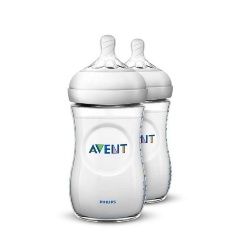 Philips Avent Bottle Natural 260 ml (9oz) Twin Pack Box/Botol Susu