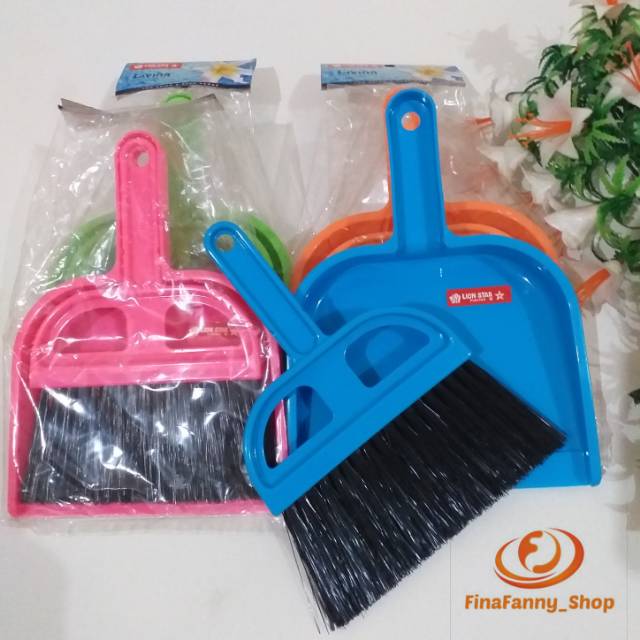 Sapu Dan Pengki Set Kecil | Lion Star | Shopee Indonesia