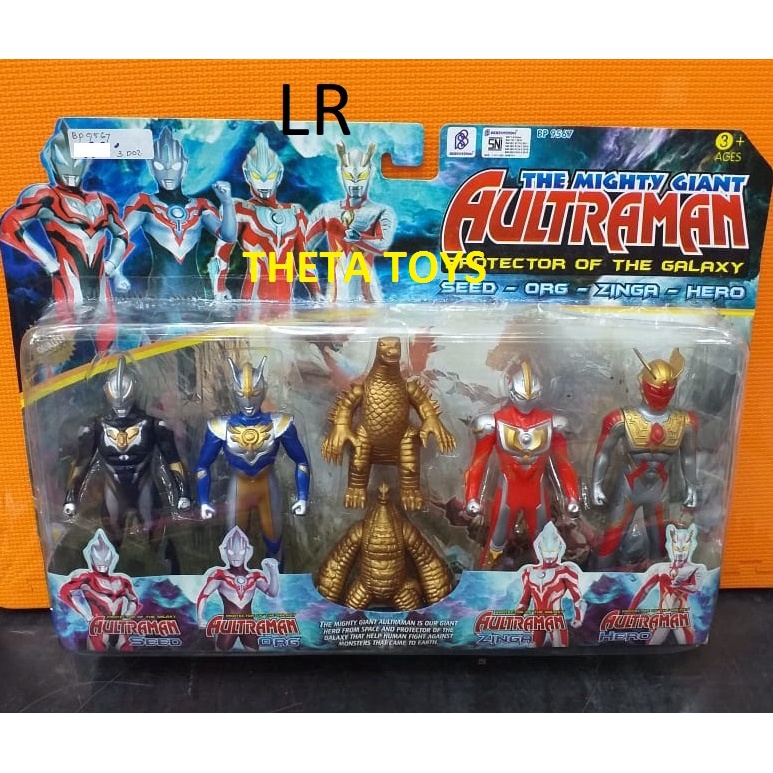 MAINAN FIGURE THE MIGHTY GIANT ULTRAMAN BP 9567 MAINAN ULTRAMAN DAN MONSTER SET MAINAN ANAK LAKI