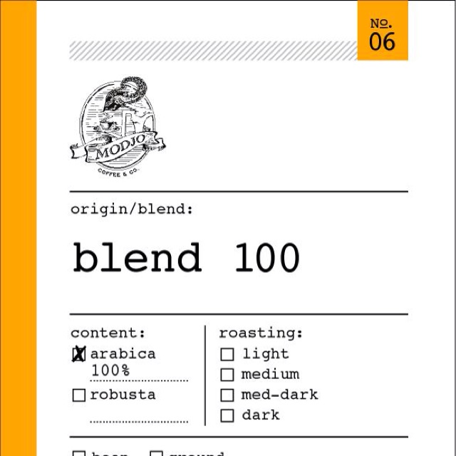 

Kopi Arabica Blend 100%