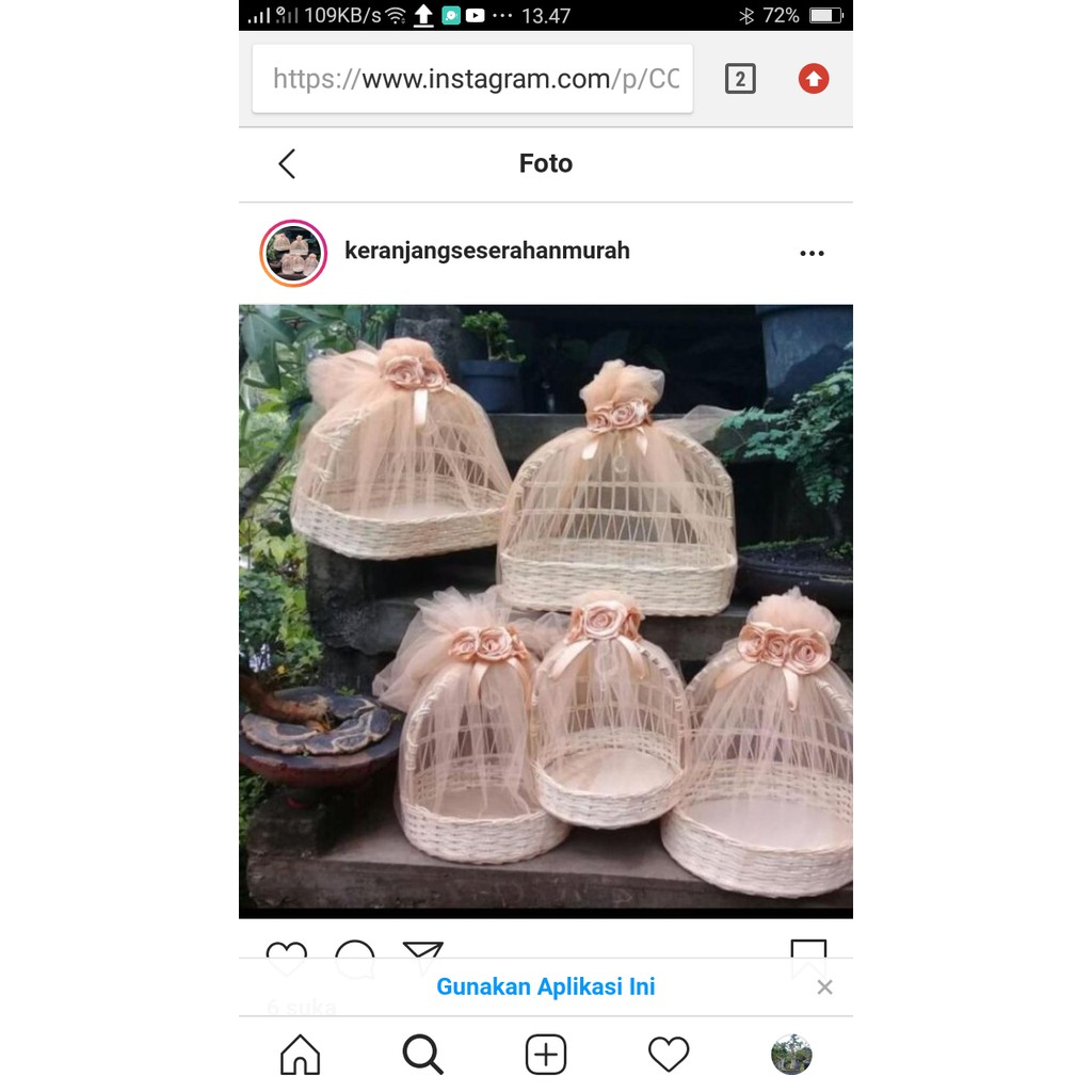 Keranjang seserahan Murah kotak hantaran nikah