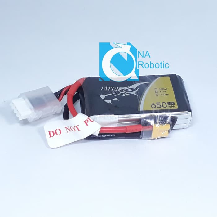 Baterai Lipo Tattu 650mAh 3S 75C XT30 11.1V