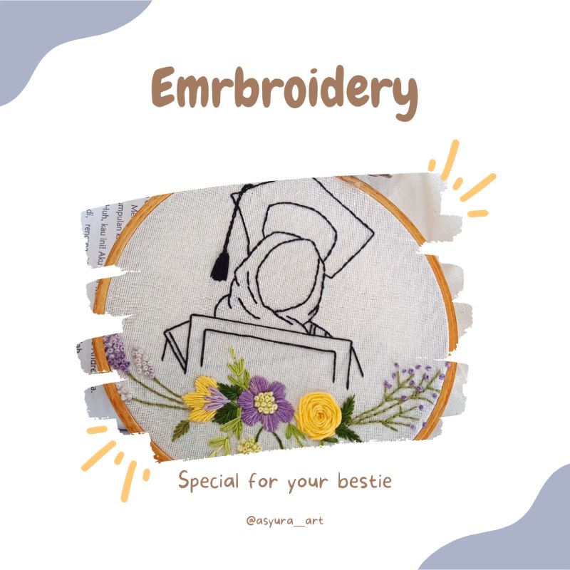

gift box (emrbroidey & amigurami)