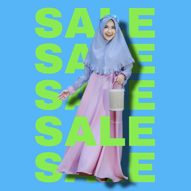Gamis Set Jilbab Maesyaroh by Zabannia / Fashion Muslim Wanita