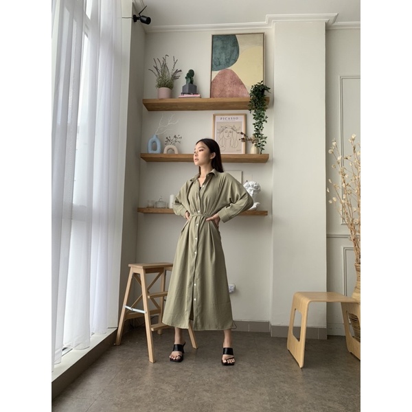 Seoul Dress / Dress Midi Wanita