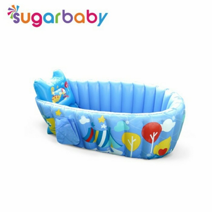 SUGAR BABY Bathtub Bak Mandi Bayi Tiup Inflatable Bath Tub Portable