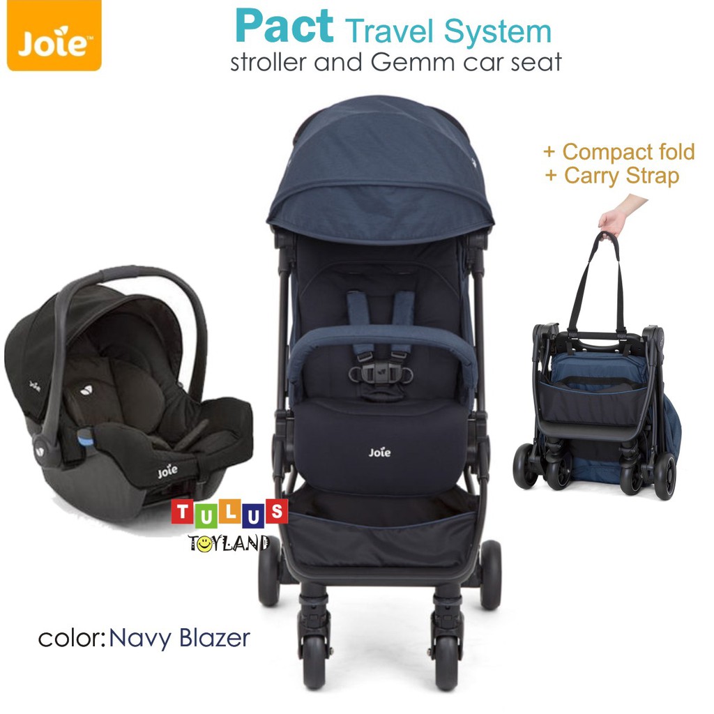 Joie Pact Travel System Pack Stroller Travel dan Car Seat Bayi