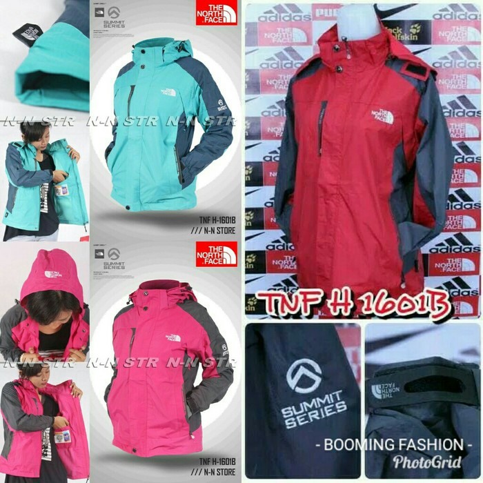 Jaket Gunung Wanita Anti Air TNF 1601SS Polar /Jaket Motor Waterproof barang berkualitas import