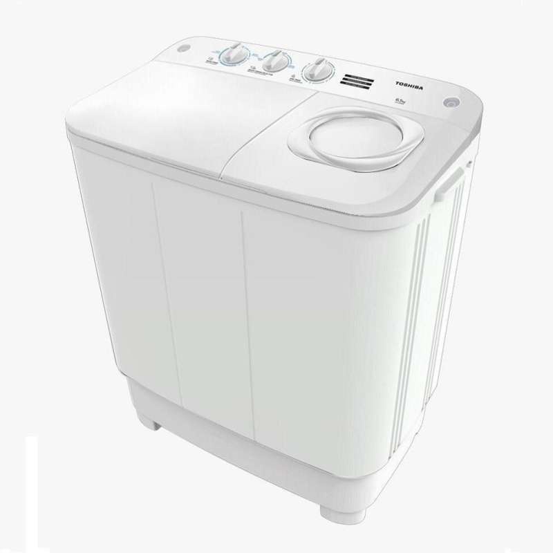 TOSHIBA - WASHING MACHINE TWIN TUBE 8,5 KG WHITE VH-H95MN(WW)  FREE ONGKIR (JABODETABEK)