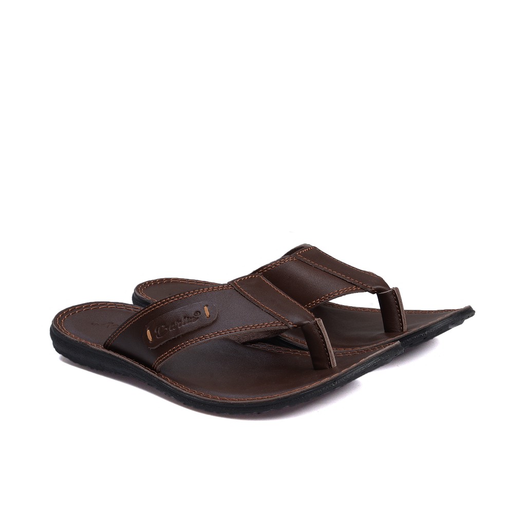 Sandal Pria Full Kulit asli 100% - Sendal Japit Barlin Original - SM02