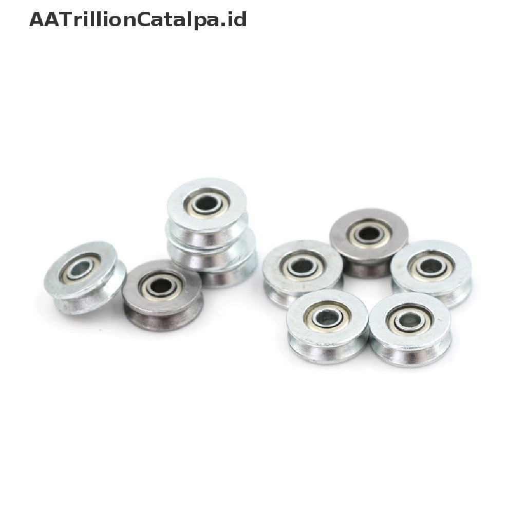 10pcs Bola Bearing Pulley Ukuran 4x13 X 6mm