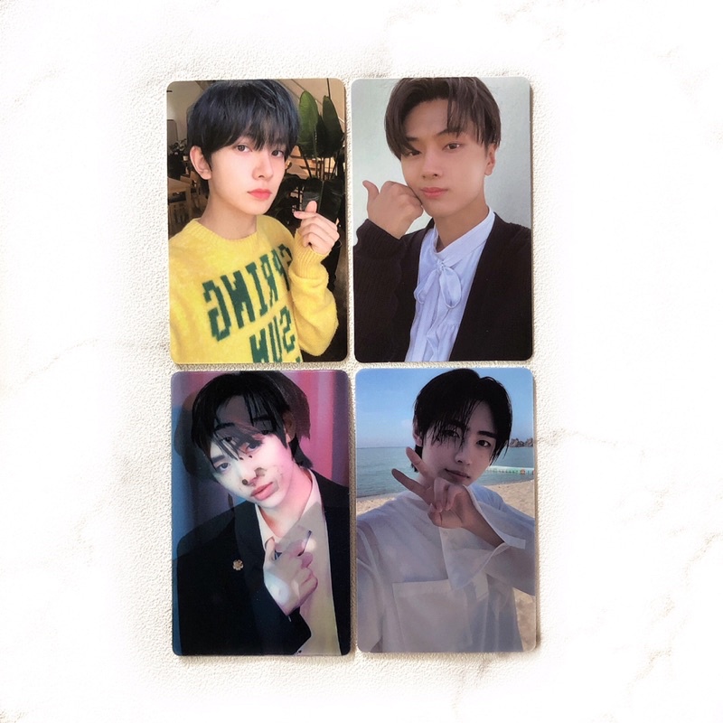 Enhypen Photocard - Heeseung SG22 ; Jay D:A Yet Selca ; Sunghoon D:D LD M2U R1 - Dimension Dilemma A
