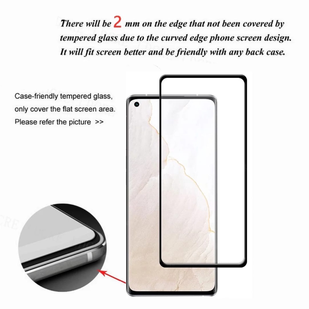 PROMO Tempered Glass REALME GT Master TG Layar Full List Hitam anti gores kaca