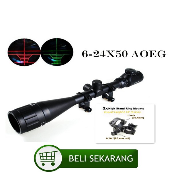 Telescope - Riflescope BUSHNELL 6-24x50 AOEG