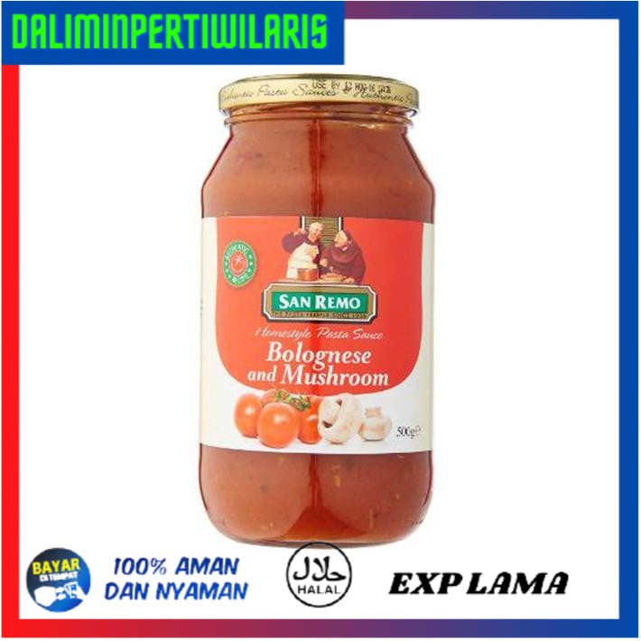 

BISA COD San Remo Pasta Sauce Bolognase & Mushroom 500gr SALE [Kode 1|Kode 2|Kode 3|Kode 4|Kode