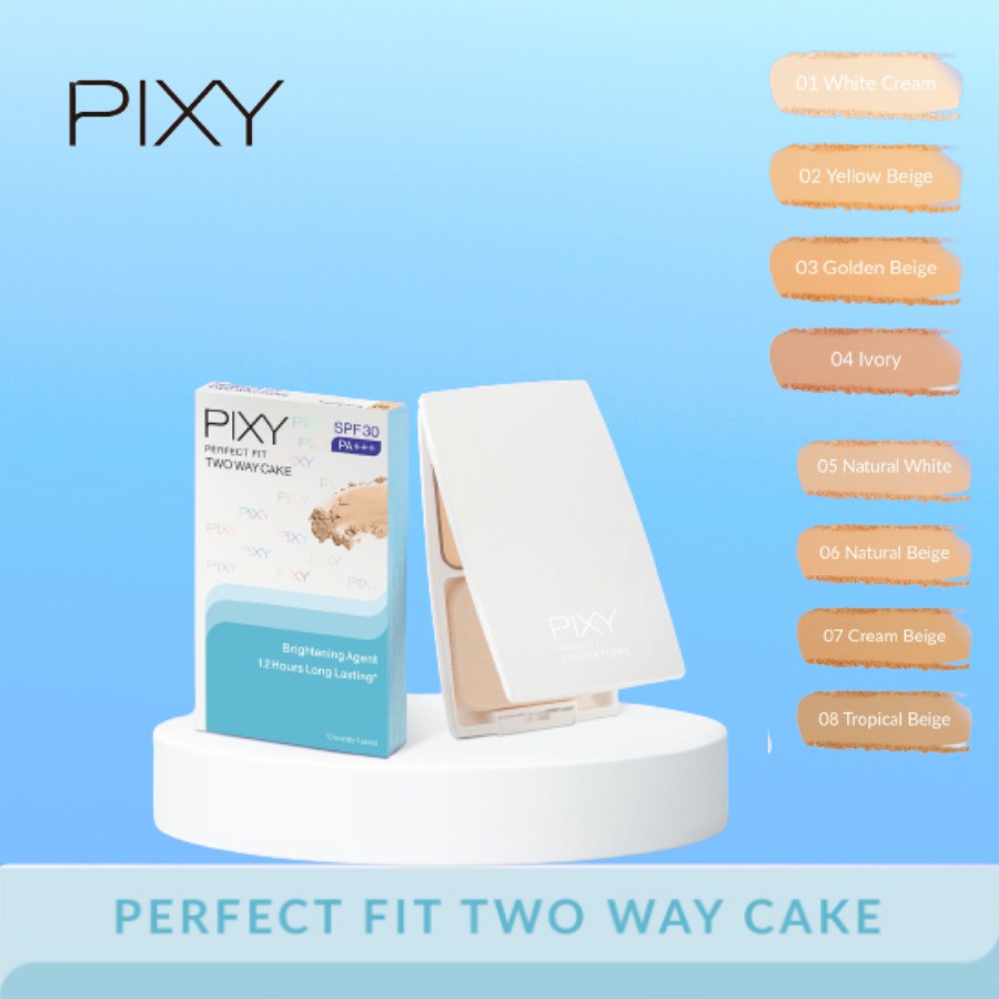 Pixy Two way Cake ( pakai tempat kaca ) by AILIN