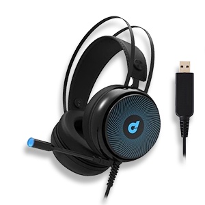 Headset Gaming dbE GM180 USB 7.1 DBE acoustics GM 180 Gaming Headphone