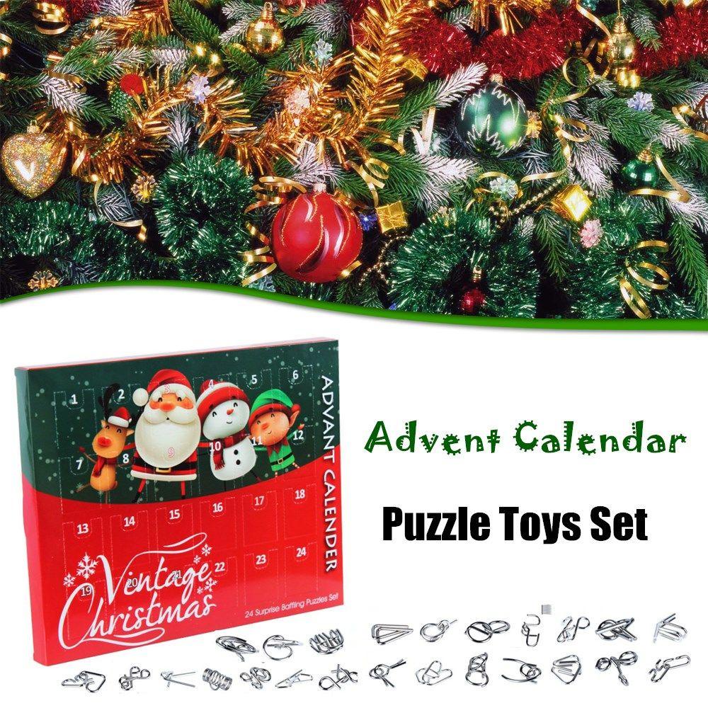 R-flower Advent Calendar New Year Suprise Gift Blind Box Gift Box Countdown Mainan Set Mainan Puzzle