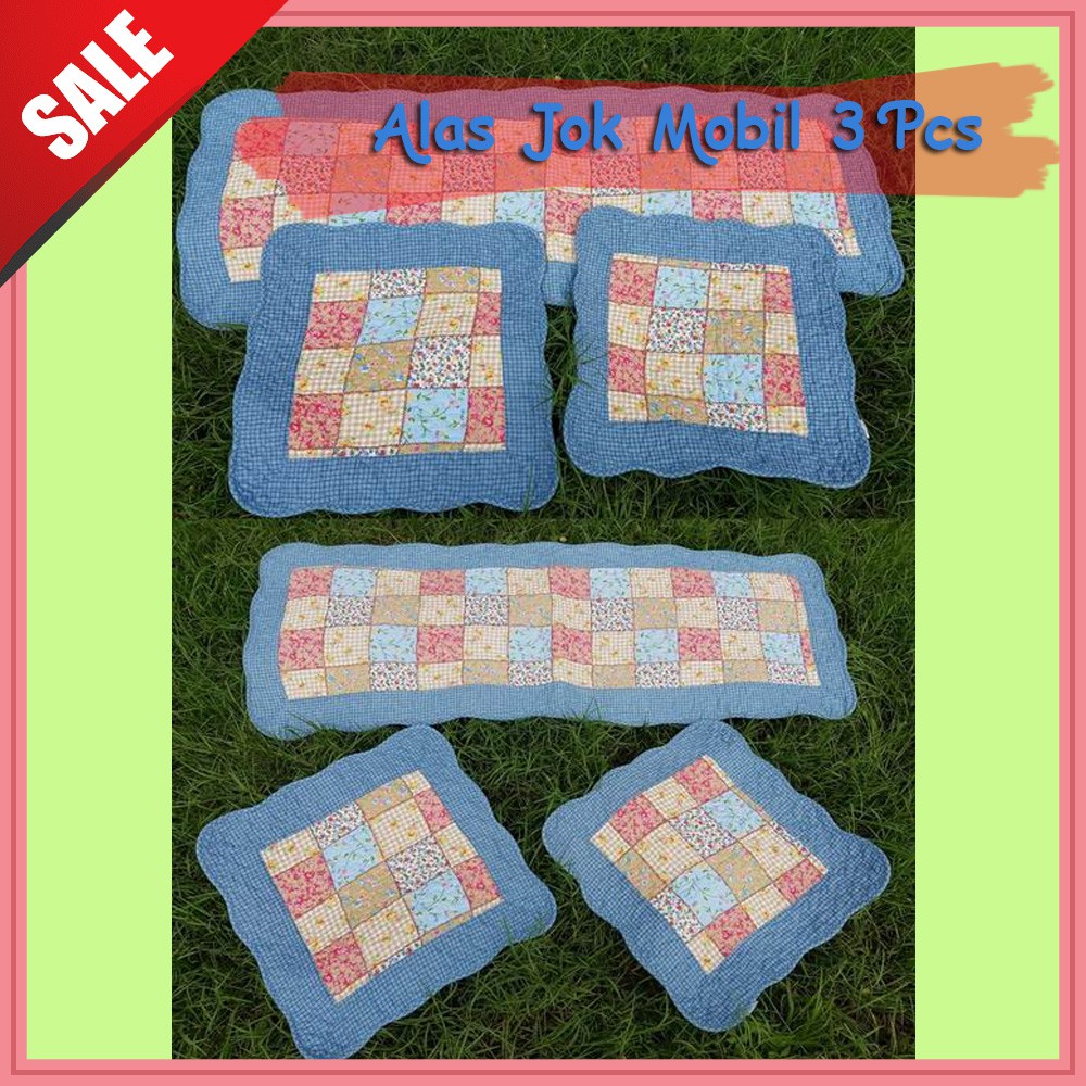 Alas jok mobil Avanza empuk 3 Pcs / Alas Duduk Sofa Keset Karpet Quiltinterior mobil Murah
