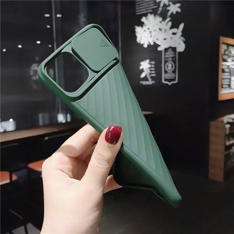 [CASING IMPOR] iPhone 11 Pro Tutup Pelindung Kamera Geser Soft Case by WEIKA COD