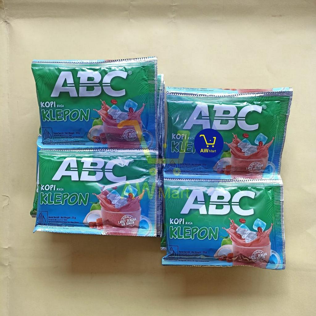 ABC KOPI RASA KLEPON RENCENG ISI ( 10 SACHET X 25 GRAM ) - KOPI ABC RENCENG RASA KLEPON ISI 10 SACHET X 25 GRAM