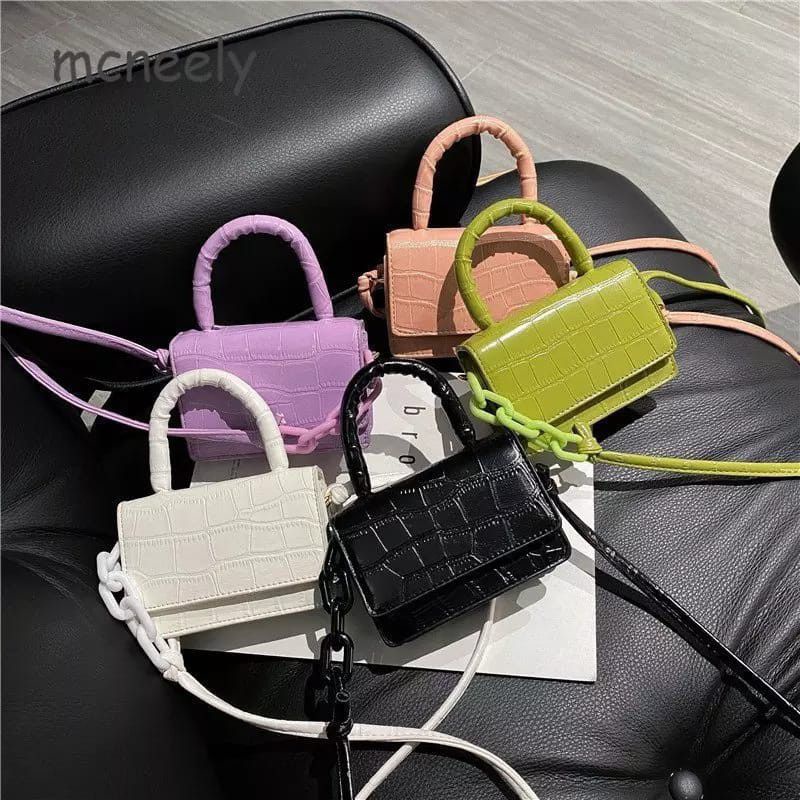 Tas Croco Rantai Plastik