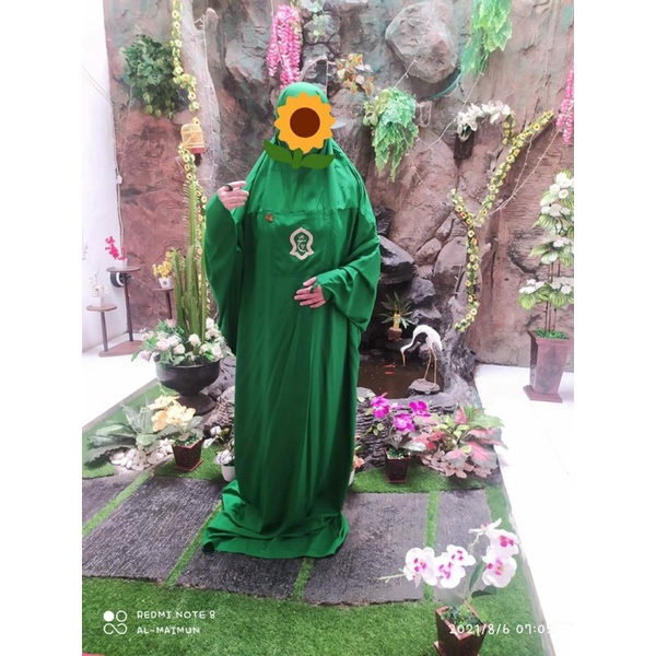 MUKENA HADRAMAUT TEROMPAH BORDIR / MUKENA TERUSAN KEPALA TALIAN / MUKENA TERUSAN RAYON / MUKENA RAYO