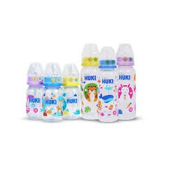 Botol Susu Huki Baby 60ml 120ml 240ml Dot Nipple Silicone Gepeng