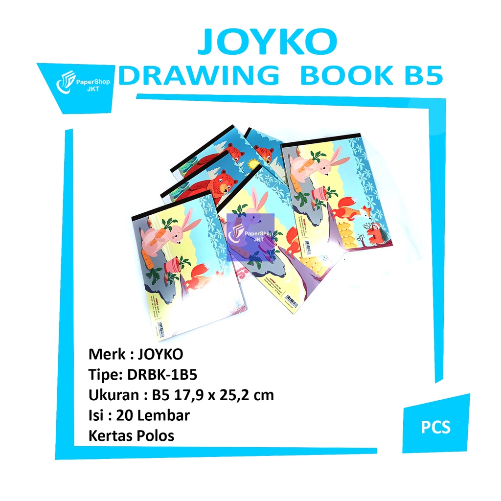 

JOYKO - Buku Gambar Ukuran B5 - Pcs