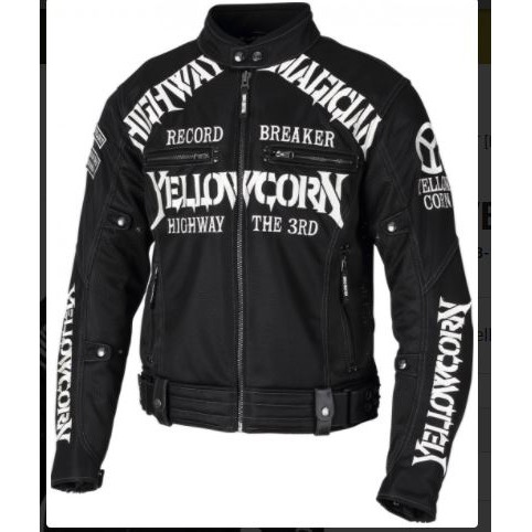 Yellow Corn YB-1105 MESH JACKET Black Ivory
