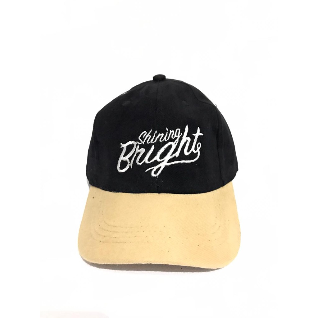 (Bisa COD) Topi Distro Baseball Bhining Bright Kombinasi 2 Warna