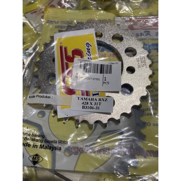 Gir Gear SSS Gir Belakang SSS YAMAHA Rx z king Jupiter Mx Vega R Force One Jupiter Z 428 x 30T - 39T-31