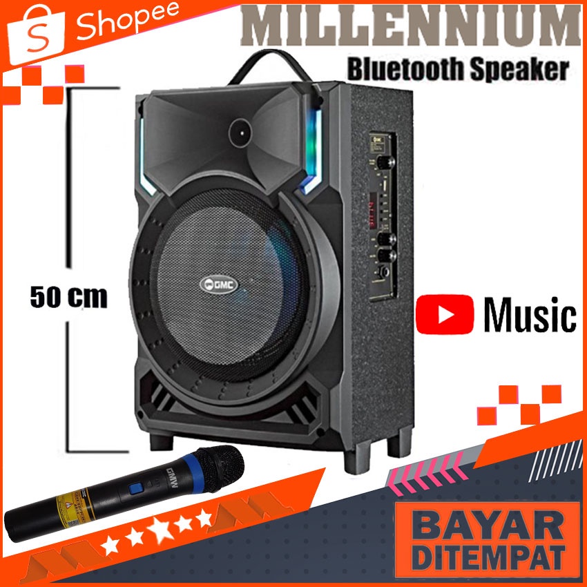 GMC 897H Speaker Portable Speaker Bluetooth Speaker Karaoke