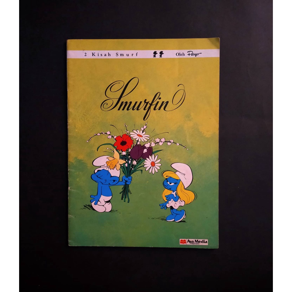 Buku Komik Serial Dua Kisah Smurf Smurfin