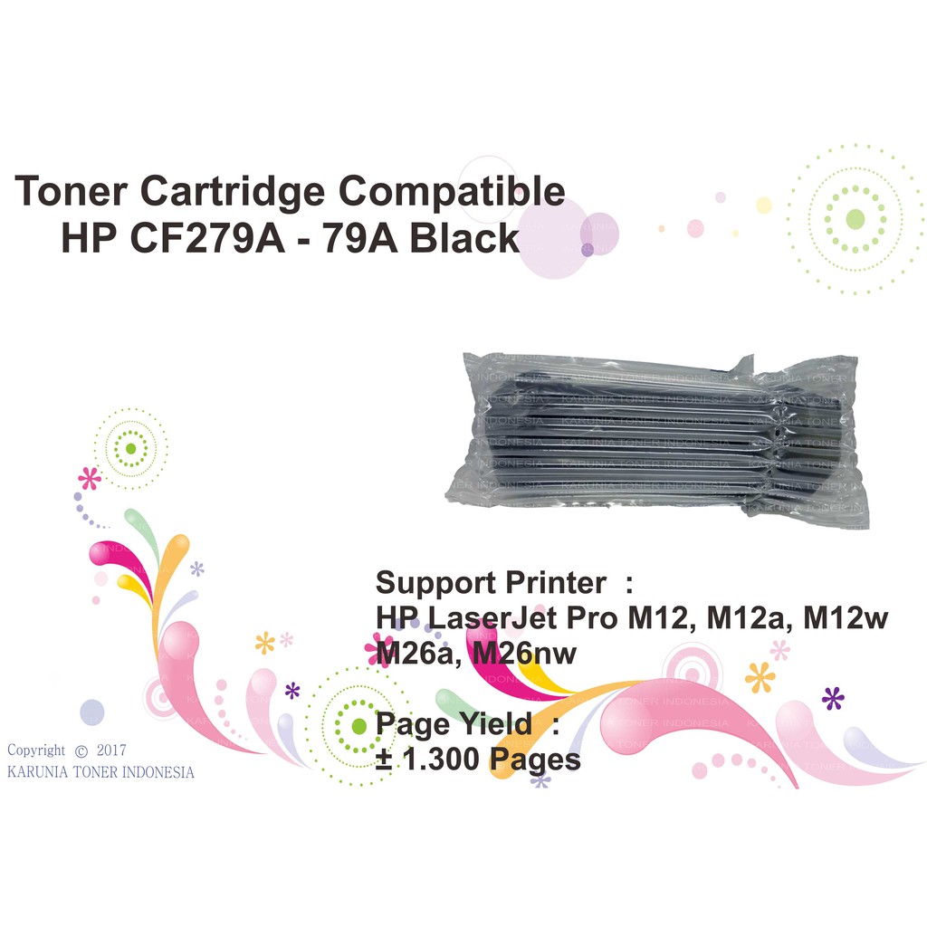 Toner cartridge compatible hp CF279A - 79A Black