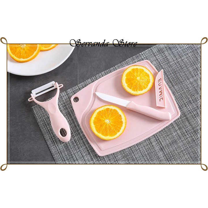 3 IN 1 SET ALAT PEMOTONG SAYURAN BUAHAN CUTTER PEELER PARUTAN TALENAN