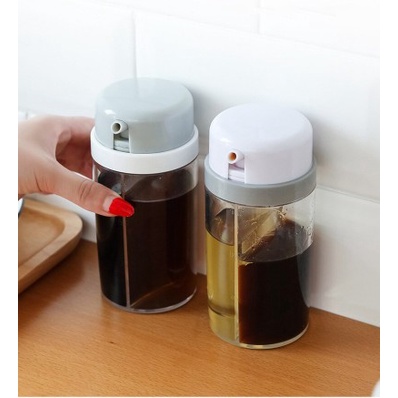 Oil Pot Botol Minyak Kecap Cuka 2 in 1 Ukuran 180ml