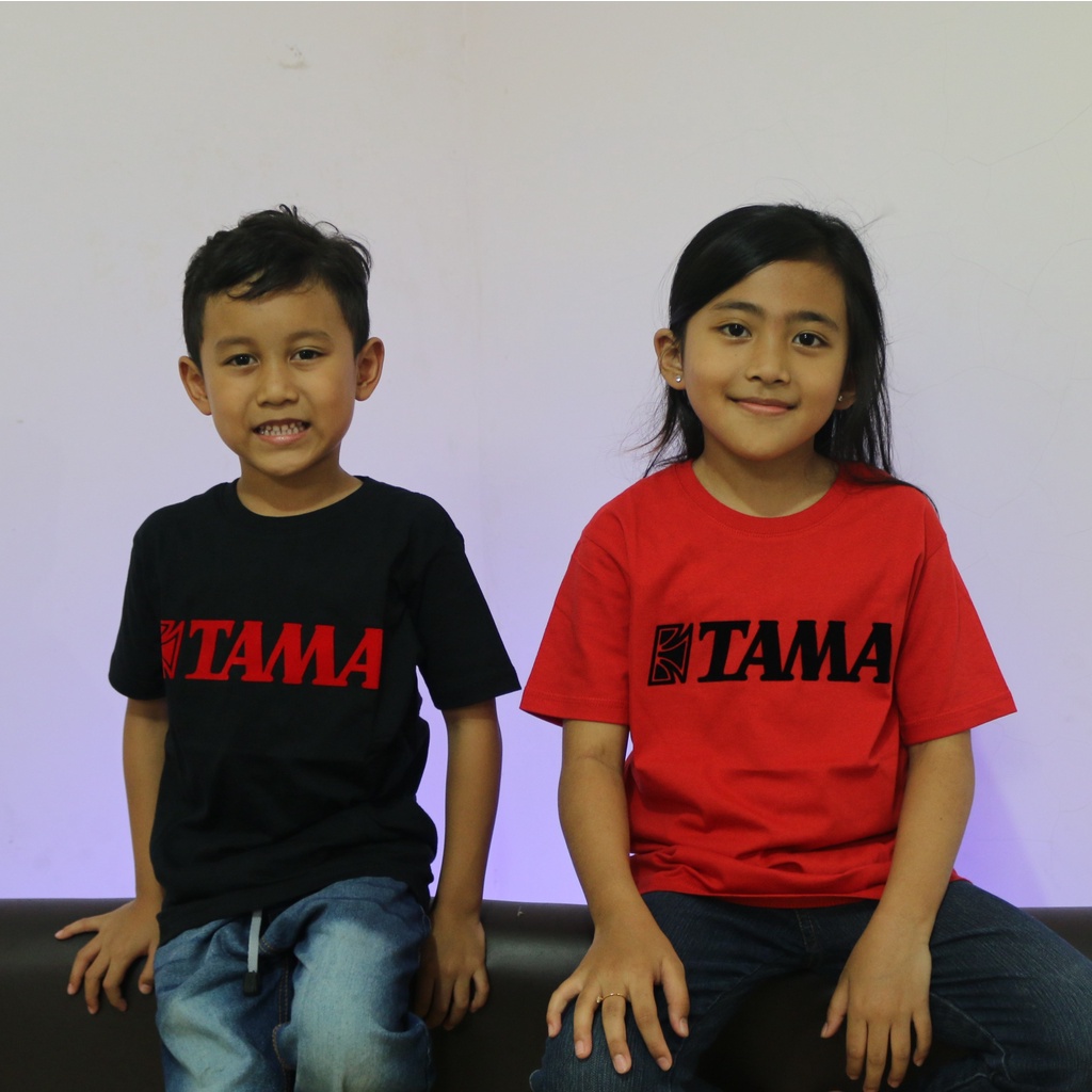 Kaos ANAK TAMA - Baju Fashion Anak Kaos Alat Musik Drum Keren Bludru Premium REEDSHARK