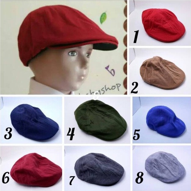 Topi Pet Anak Laki Laki - Topi Pelukis Anak - Topi Anak Laki Laki - Topi Balita Keren - Topi Anak Jalan