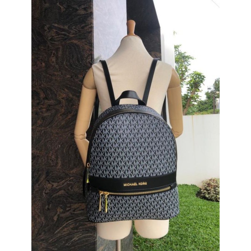 MK kenly medium logo backpack