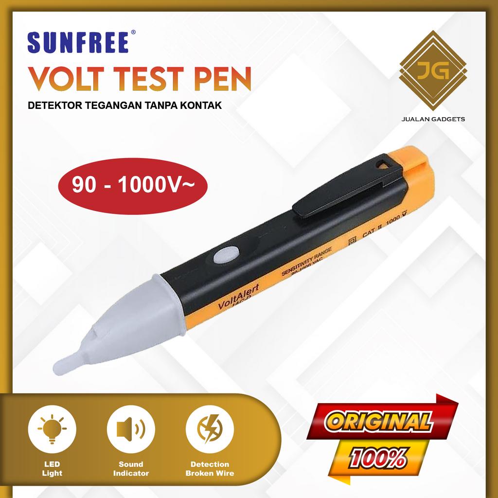 Tespen Digital Listrik Detektor Tegangan Volt Test Pen FTP 111 Sunfree / Tespen Digital