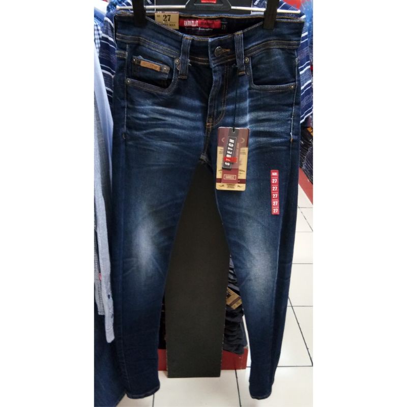Gabrielle jeans original mens BBRE212X121C Celana panjang pria skinny man 5 pocket