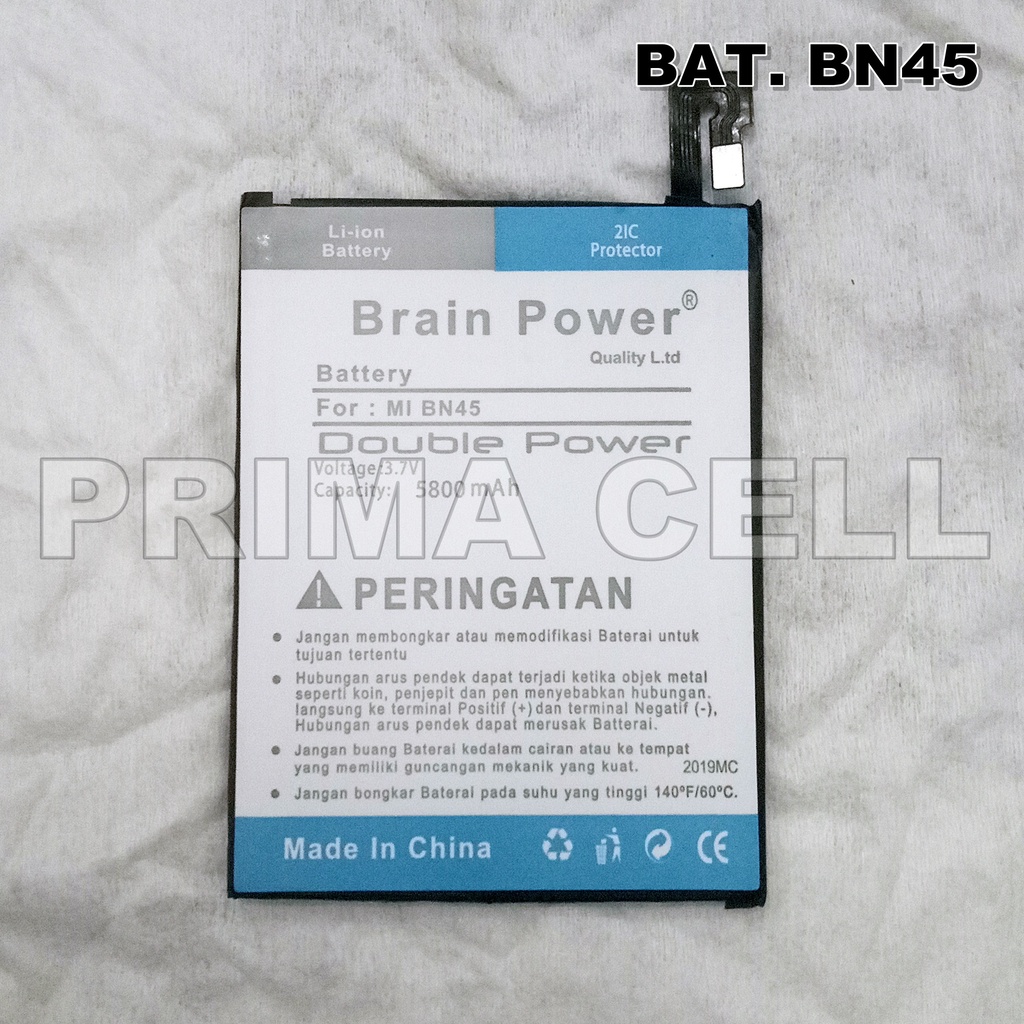 BATERAI / BATRE / BATTERY / BATRAI XIAOMI BN45 - XIAOMI REDMI NOTE 5+ - REDMI NOTE 5 PLUS - REDMI NO