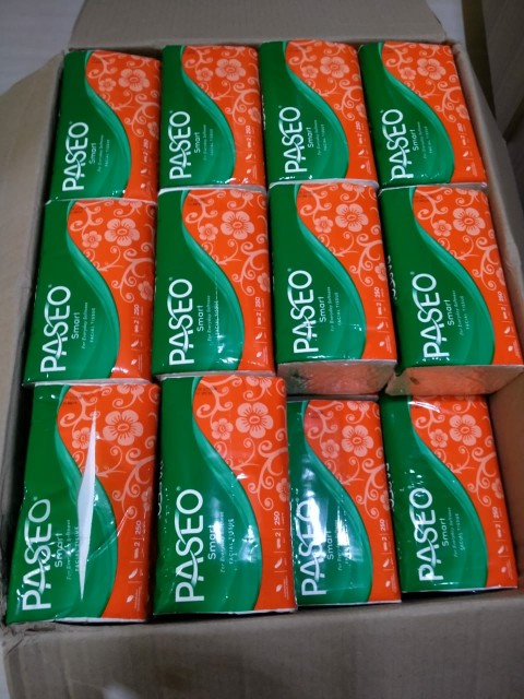 Gratis Ongkir Isi 48 Pc Grosir Tissue Paseo 250 - Tissue Facial - Tissue Bantal - Tissue 250 Lembar