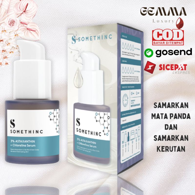 FREE ASTAXANTHINE FULL SIZE (GOSEND/COD) SOMETHINC GLOW MAKER AHA BHA PHA DAILY CLARIFYING TREATMENT TONER GRATIS 3% Astaxanthin + Chlorelina Serum - SERUM ANTI KERUTAN DAN MATA PANDA